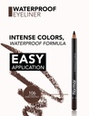 Flormar Waterproof Eyeliner 106 Dark Chestnut