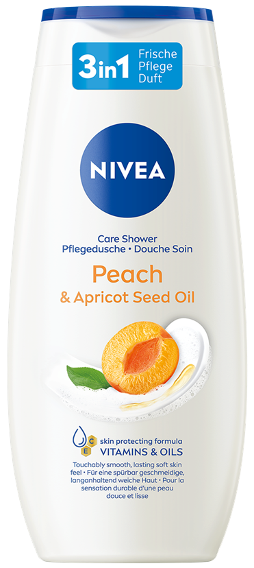 [80745] Nivea Shower Pêche & Huile de noyau d’abricot 250ml