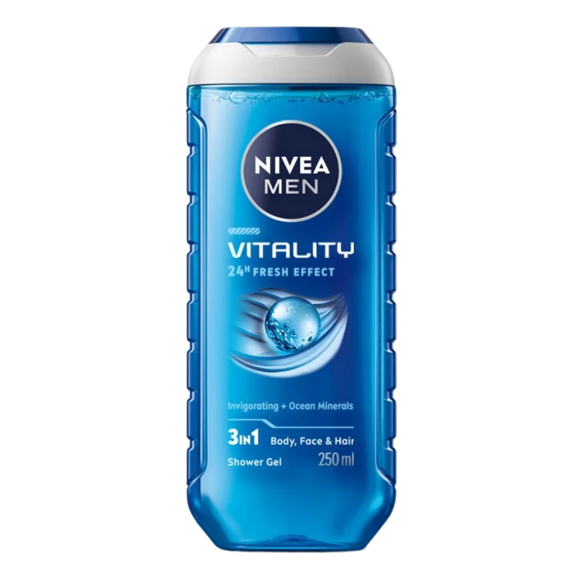 [80800] Nivea Shower Vitality Men 250ml