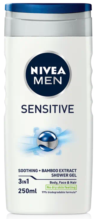 [81079] Nivea Shower Sensitive Men 250ml