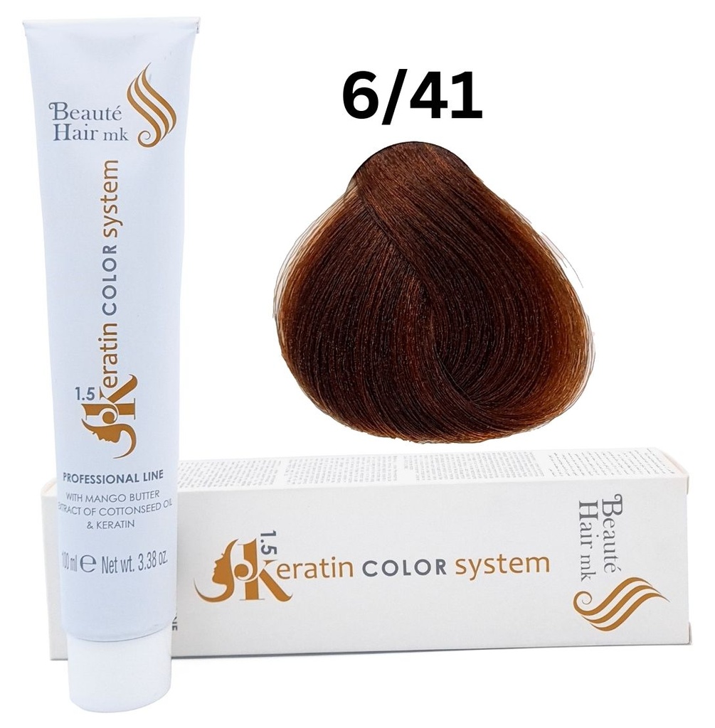 [KE 6/41] Keratin Color System n° 6/41