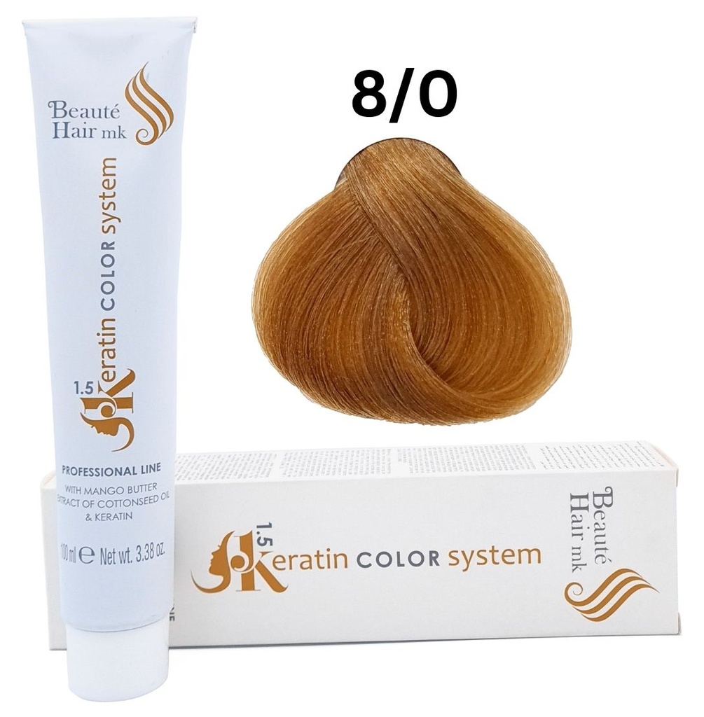 Keratin Color System n° 8/0