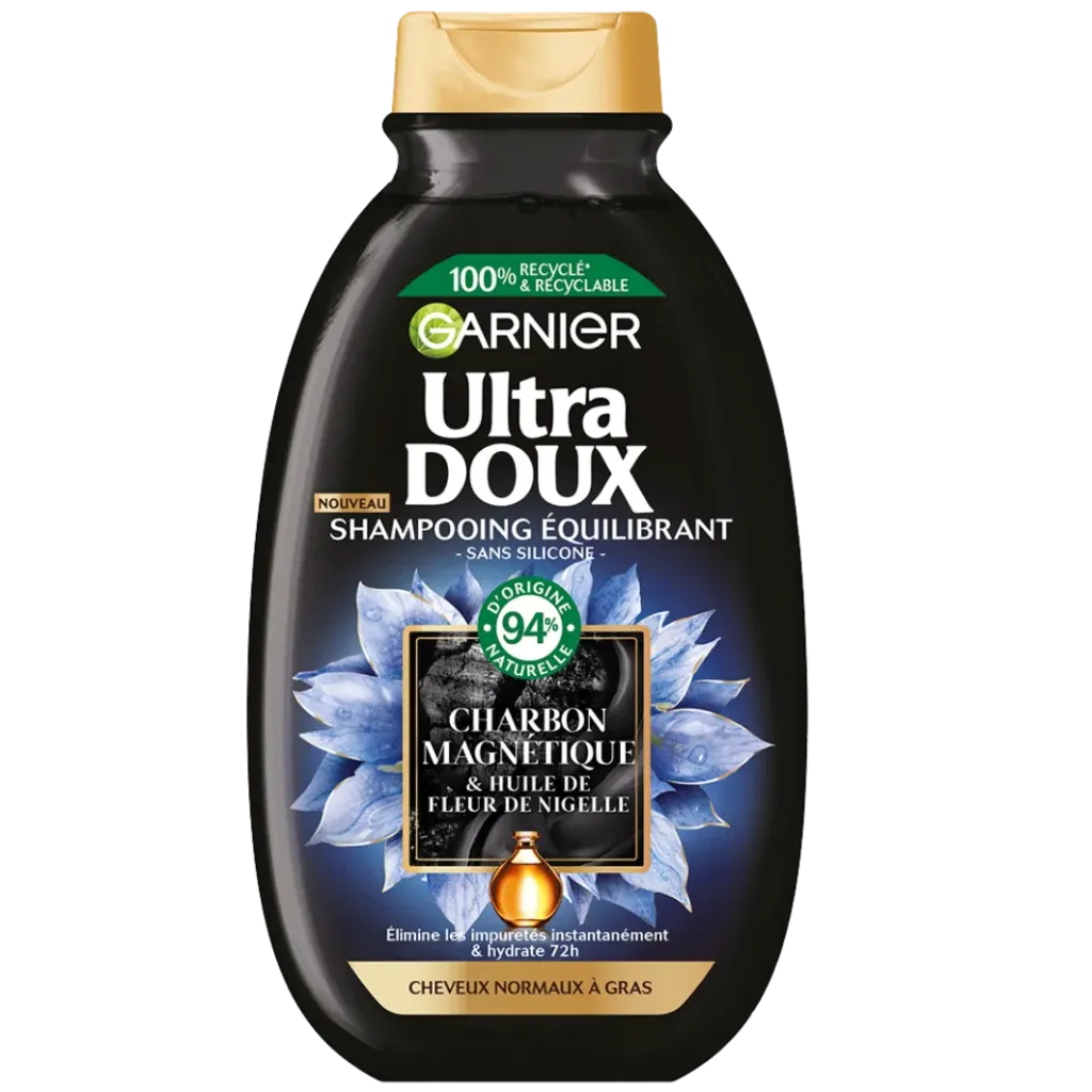 Ultra doux Shampoo Charbon 400ml