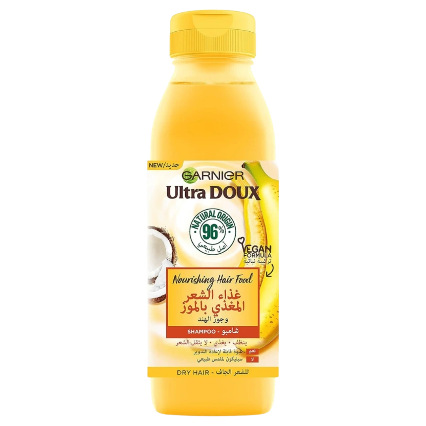[416092] Ultra Doux Hair Food Shampoin Banan 350ml