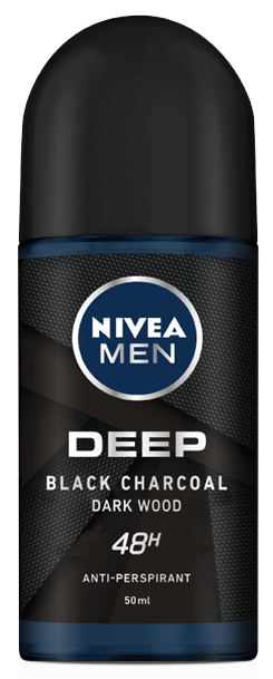 [80031] Nivea Deo- Rollon Deep Dark Wood Men 50ml