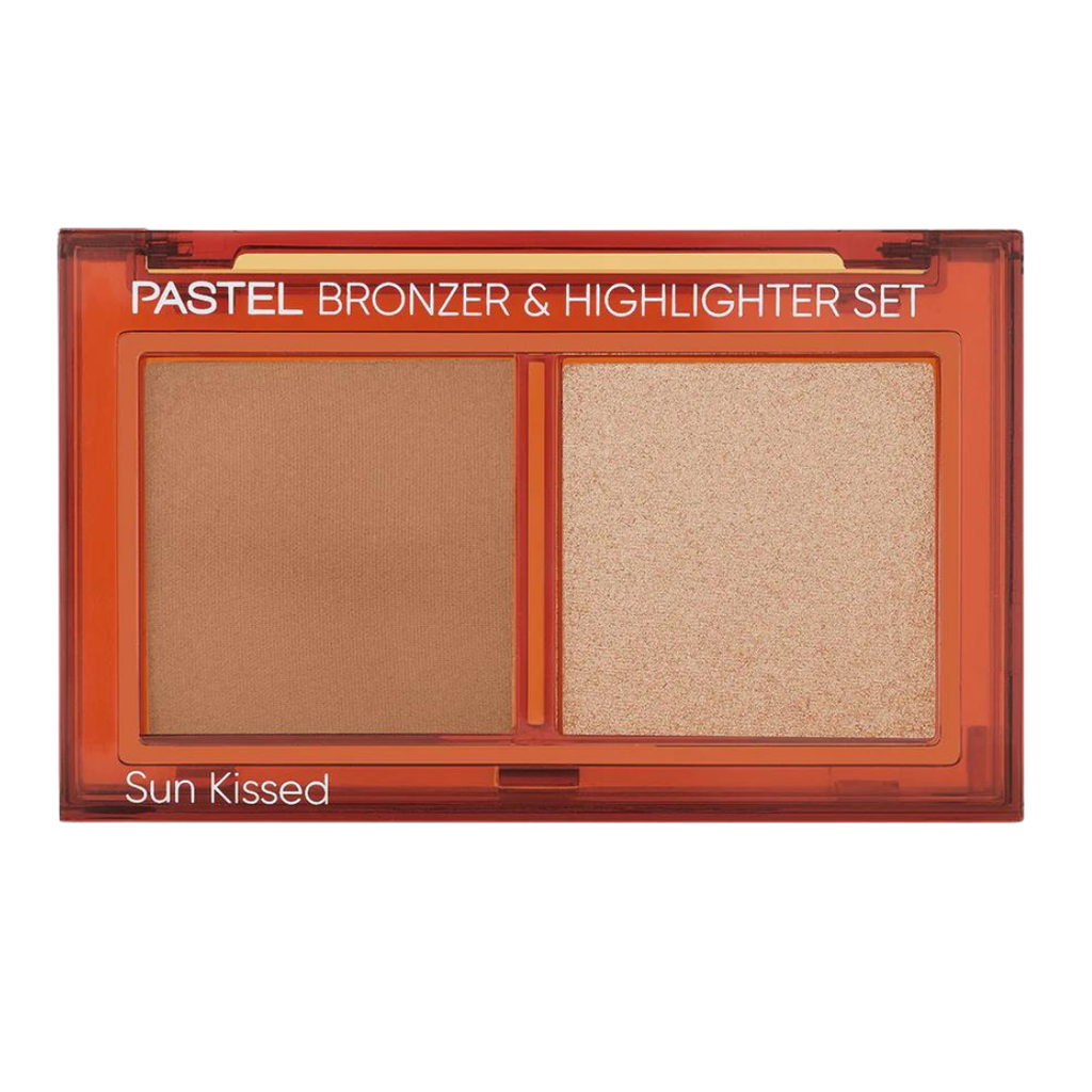[M0324-0001] Pastel Profashion Bronzer & Highlighter Set Sun Kissed 01