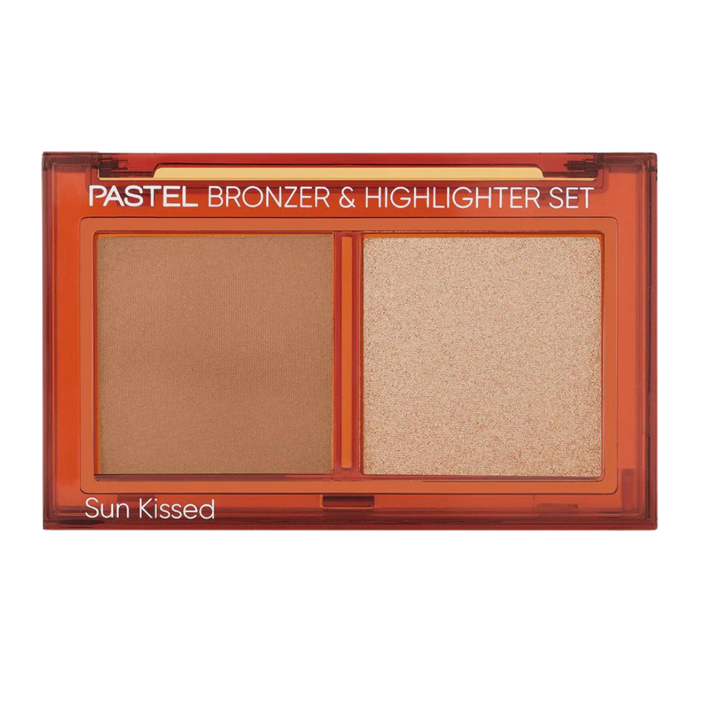 [M0324-0002] Pastel Profashion Bronzer & Highlighter Set Sun Kissed 02