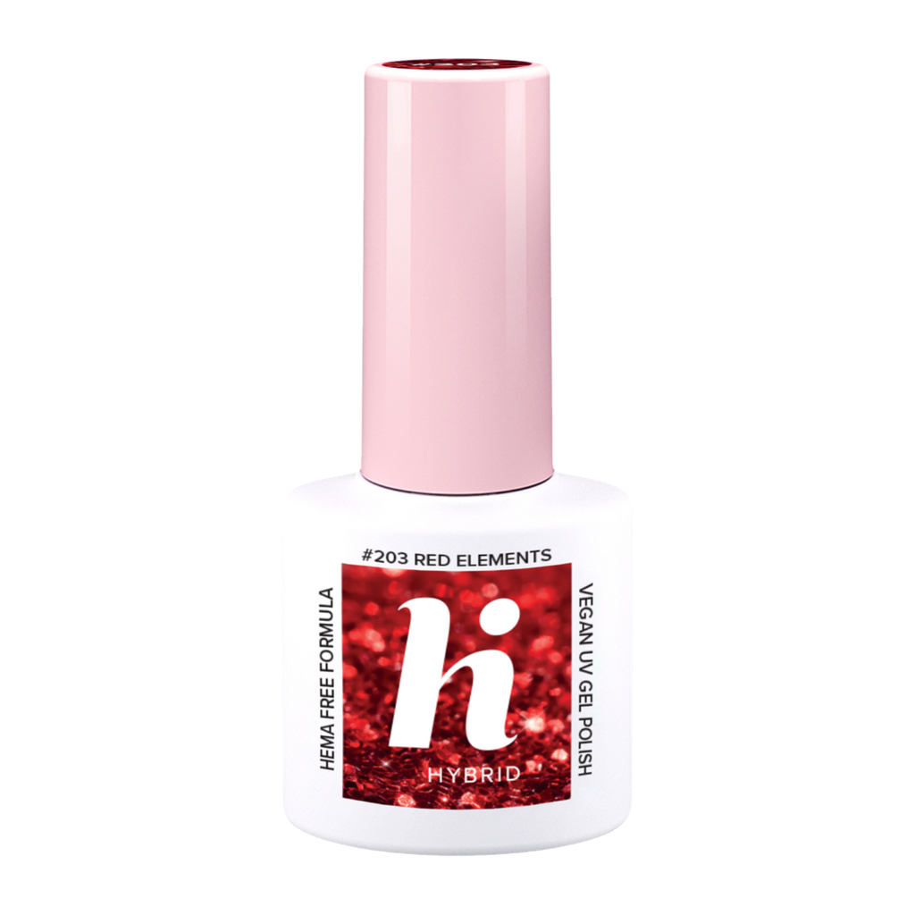 [LHHH05-203HF] Hi Hybrid 203 Hema Free Red Elements UV Gel Polish 5ml