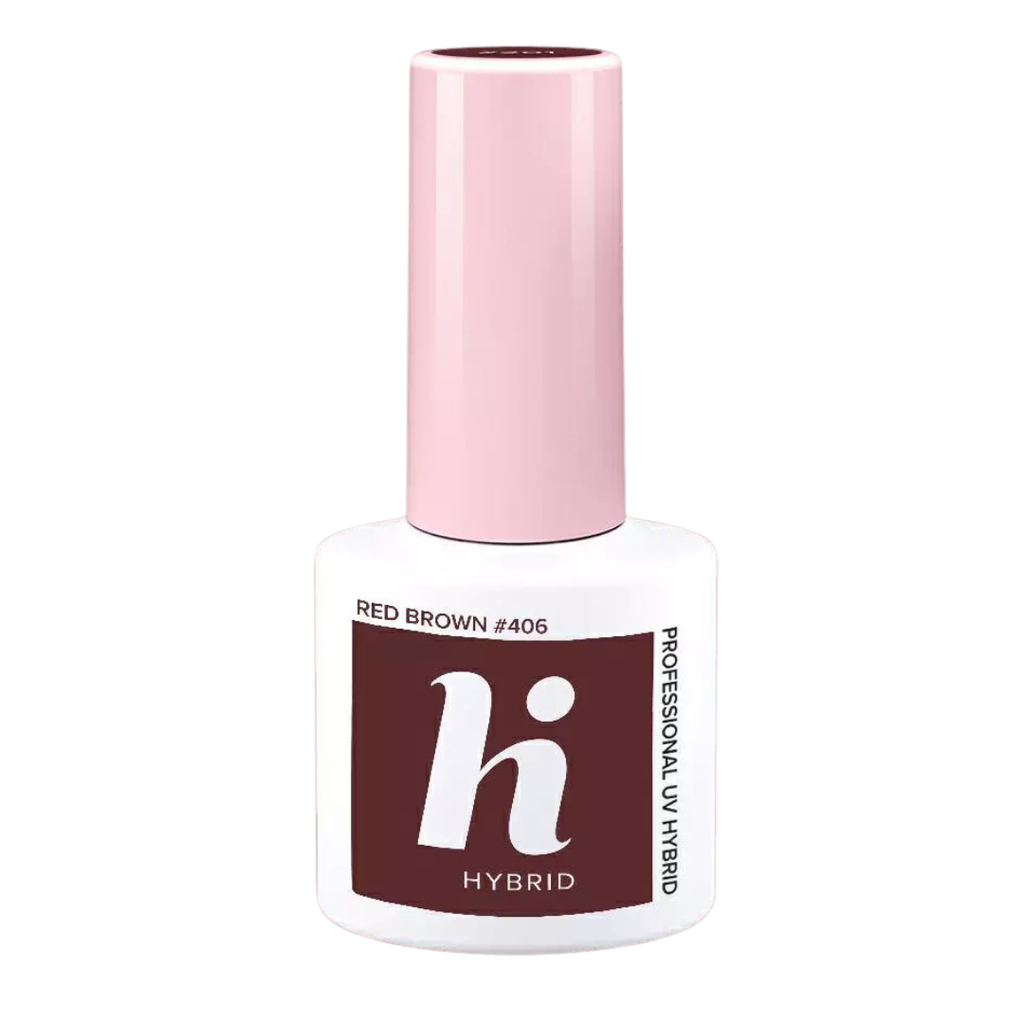 [HH05-406] Hi Hybrid 406 Red Brown UV Gel Polish 5ml