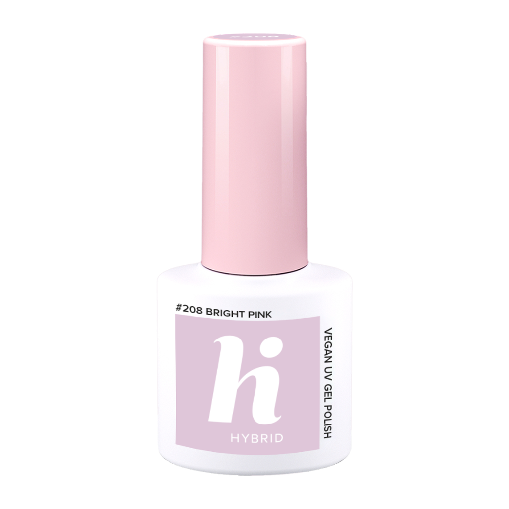 [LHHH05-208HF] Hi Hybrid Hema Free 208 Bright Pink UV Gel Polish 5ml