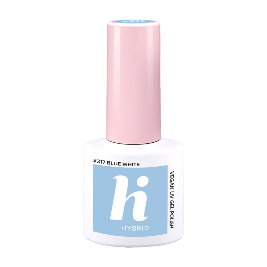 [LHHH05-317HF] Hi Hybrid Hema Free 317 Blue White UV Gel Polish 5ml