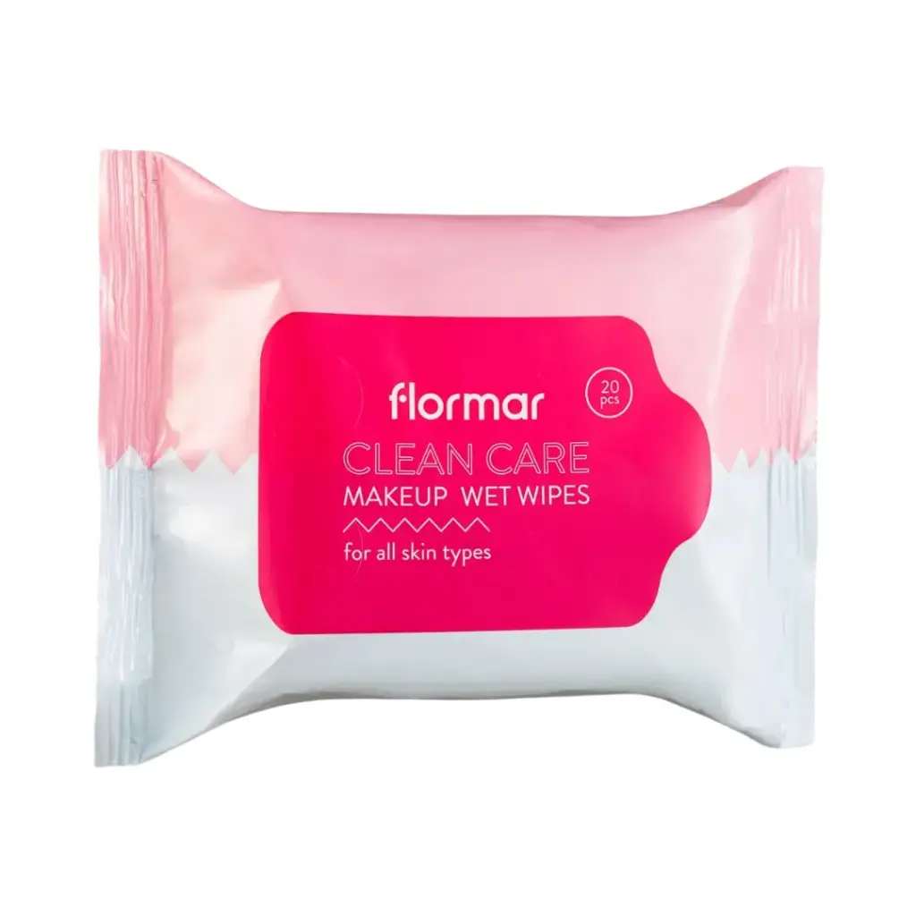 [0616439-000] Flormar Clean Care Makeup Remover Wipes
