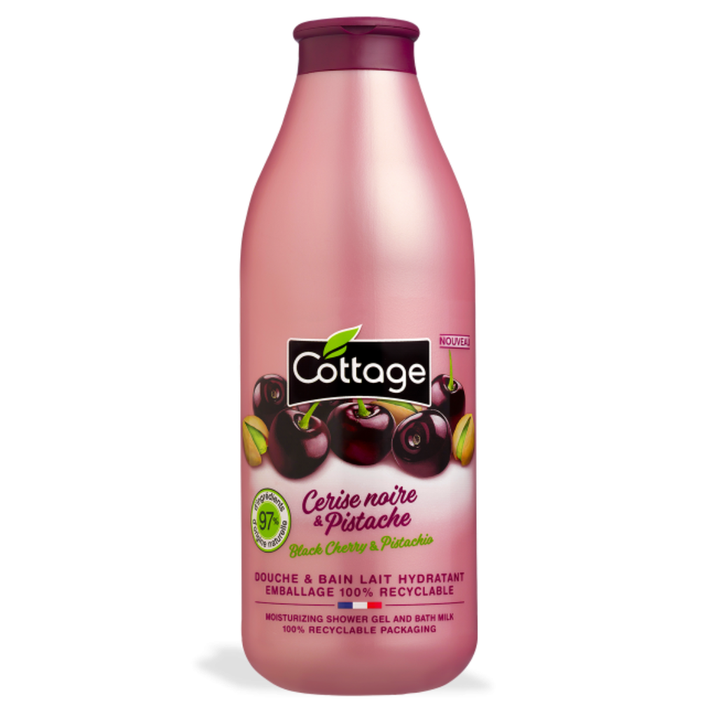 [3141380059169] Cottage Shower Cerise Noir & Pistache 750ml