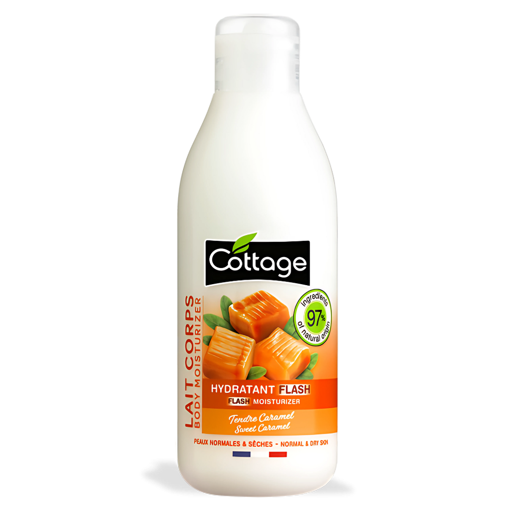 [3141389959323] Cottage Lait Corps Tendre Caramel 200ml