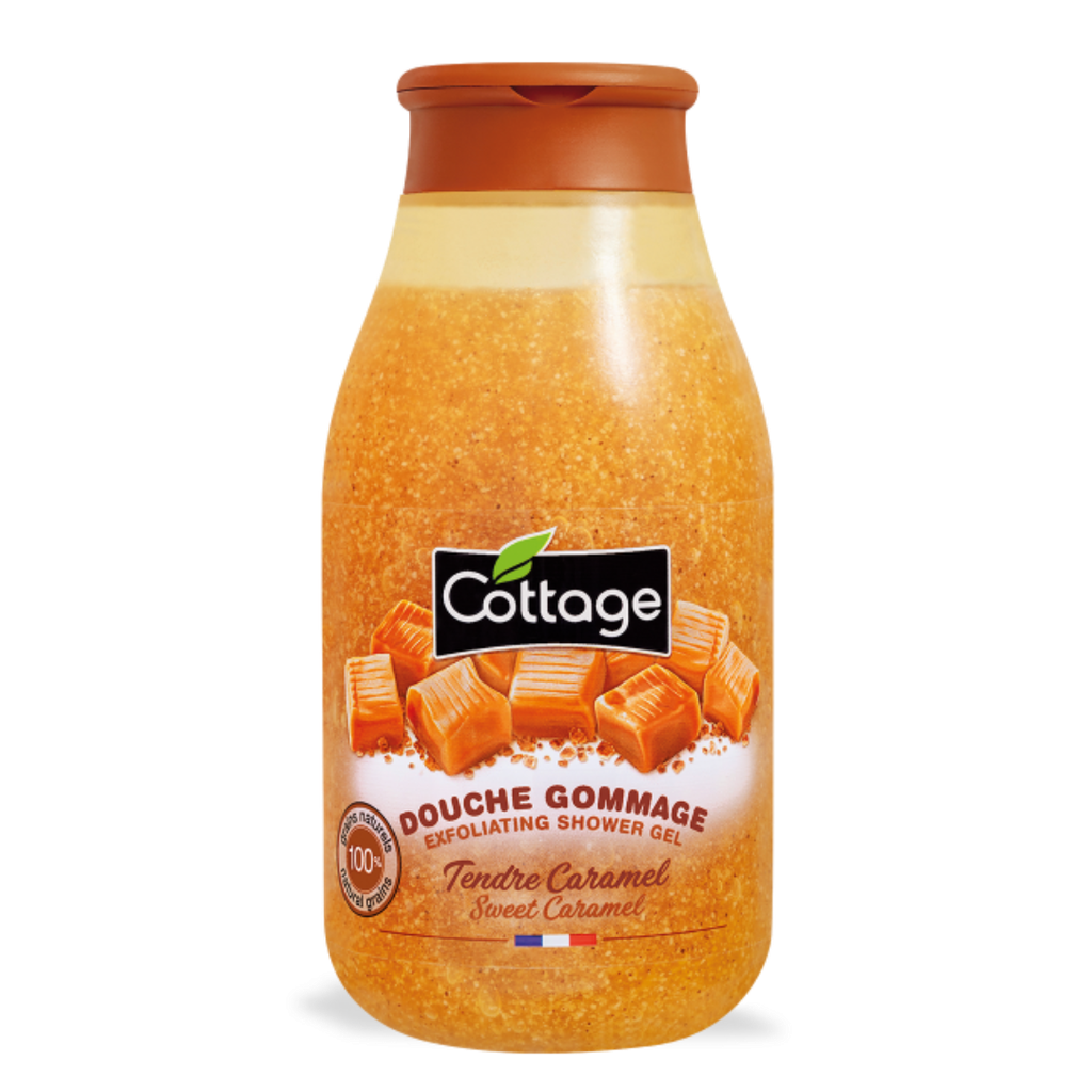 Cottage Shower & Gommage Tendre Caramel 270ml