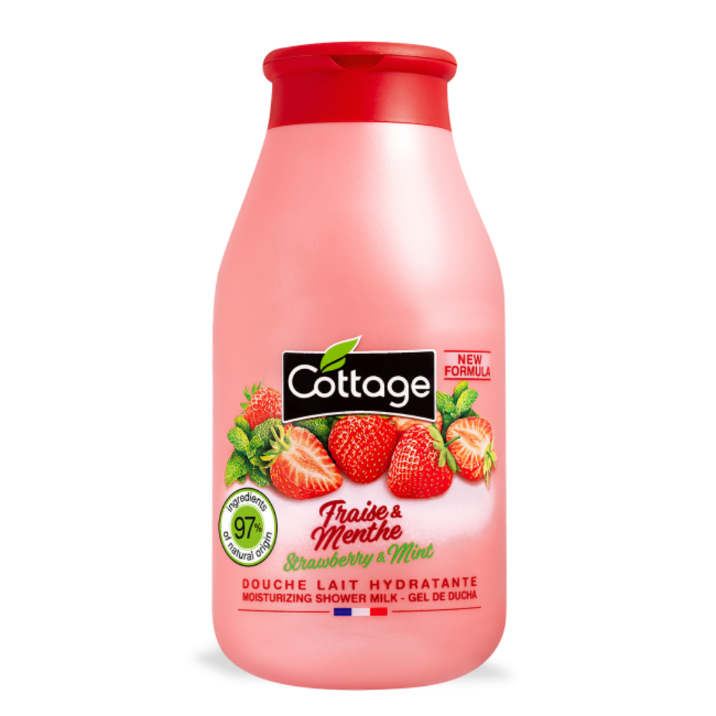[3141389959750] Cottage Shower Fraise & Menthe 250ml
