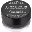 Essence Eyeliner Gel Stay & Play Pot 01 Black
