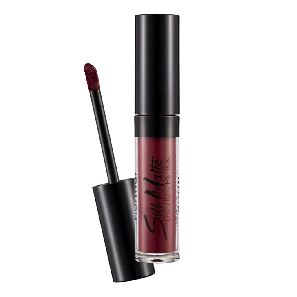 [0313062-008] Flormar Silk Matte Liquid Lipstick 008 Dark Violet