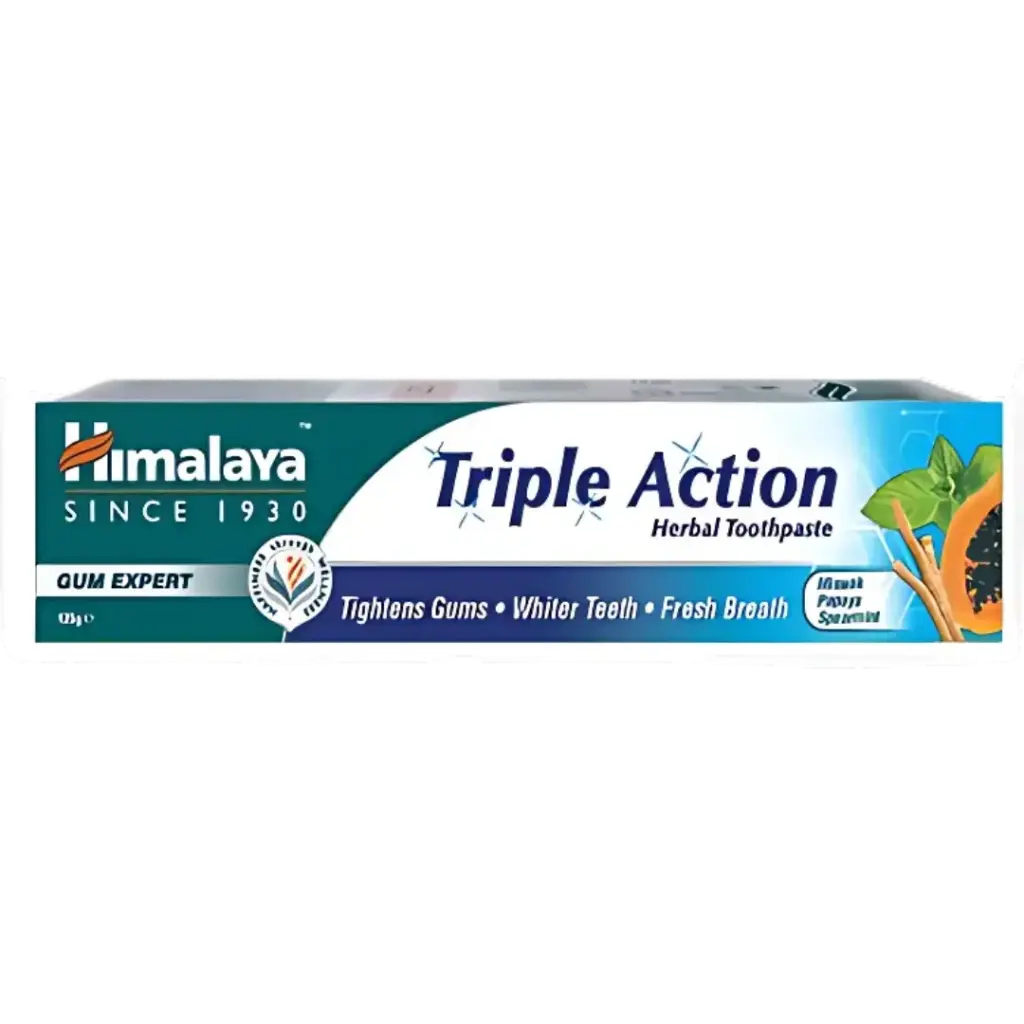 [HI-14534] Himalaya dentifrice Herbal Triple Action 125g