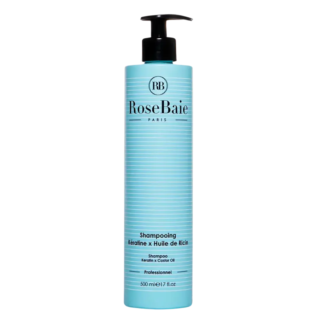 [ROSHR85] Rose Baie Shampoin Huile de Ricin 500ml