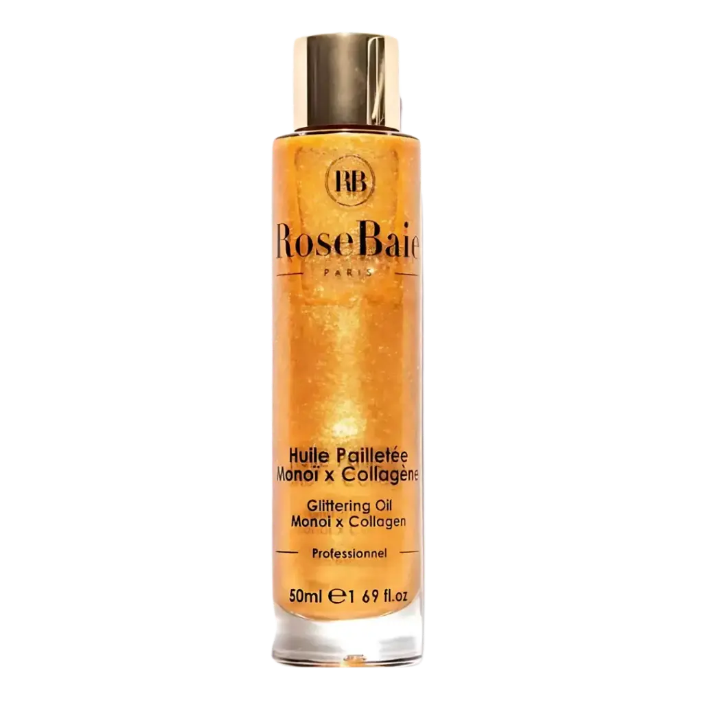 Rose Baie Huile Pailletée Monoï & Collagène 50ml