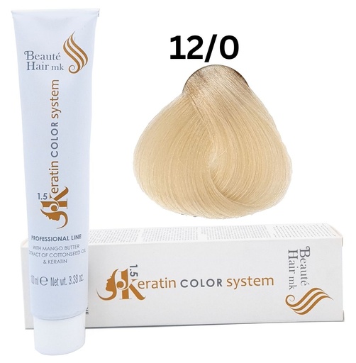 [KE 12/0] Keratin Color System n° 12/0