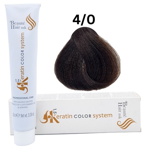 [KE 4/0] Keratin Color System n° 4/0