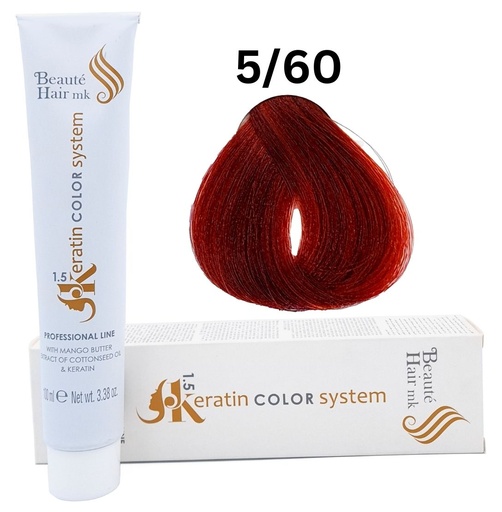 [KE 5/60] Keratin Color System n° 5/60