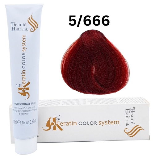 [KE 5/666] Keratin Color System n° 5/666