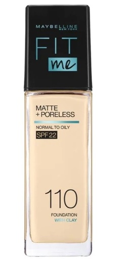 [774211] Maybelline Fit Me Matte Foundation n°110