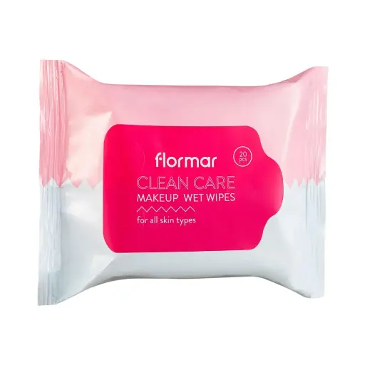 [0616439-000] Flormar Clean Care Makeup Remover Wipes