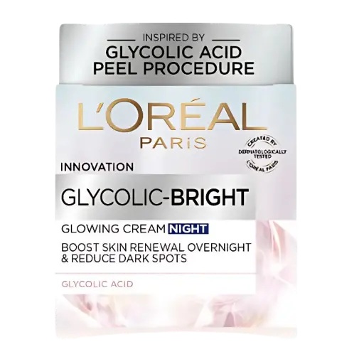 [051037] L'oreal Creme Glycolic Bright Night 50ml