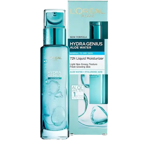 [363360] L'oréal Hydra Genius 72h Aloe Water Normal & Dry Skin 70ml