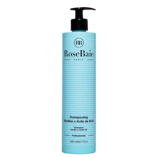 [ROSHR85] Rose Baie Shampoin Huile de Ricin 500ml