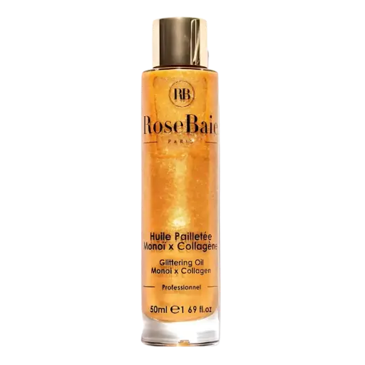[RHM125] Rose Baie Huile Pailletée Monoï & Collagène 50ml